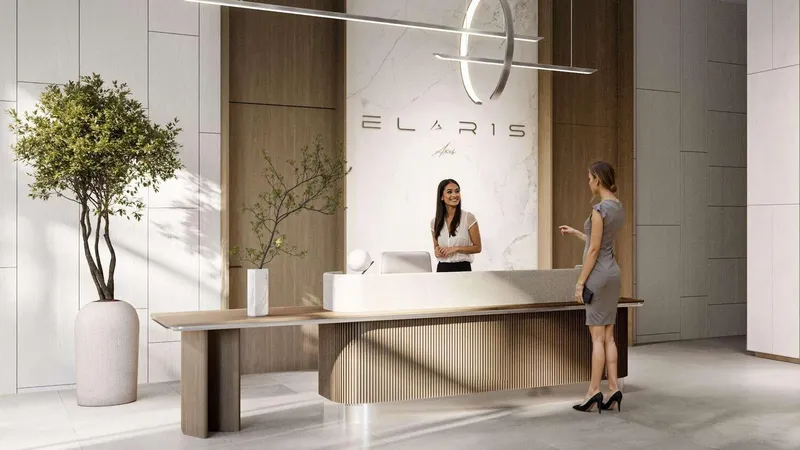 Lobby at ELAR1S Axis in JVT (Jumeirah Village Triangle) Dubai