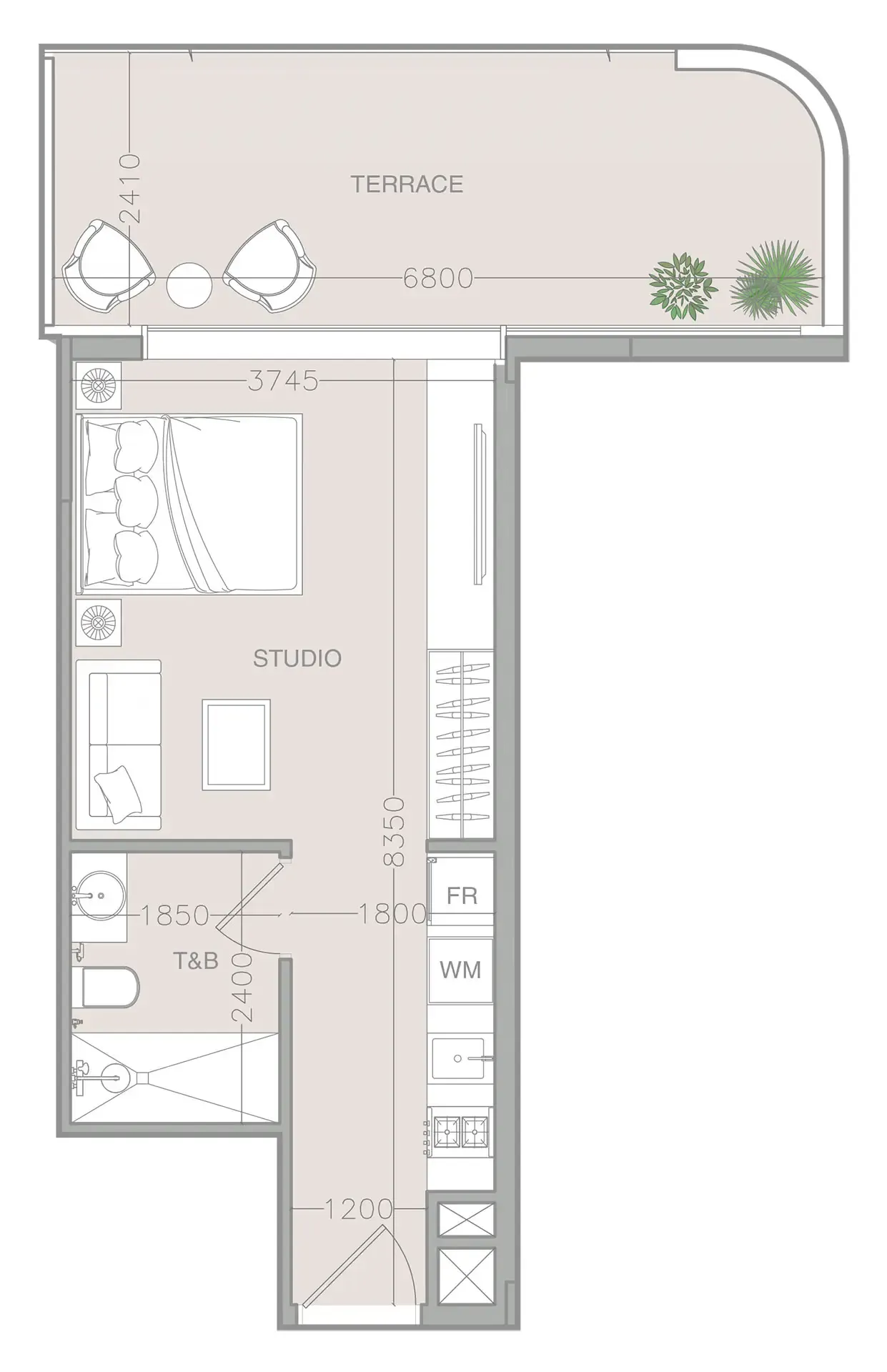 Object 1 ELAR1S Axis floor plan
