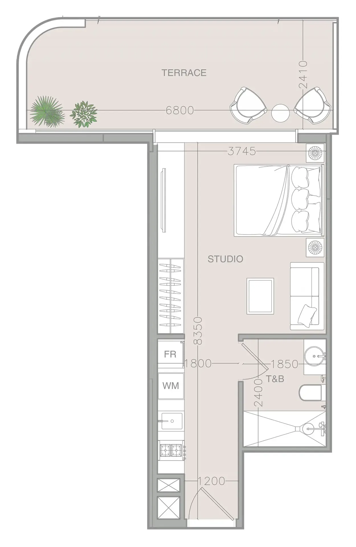 Object 1 ELAR1S Axis floor plan