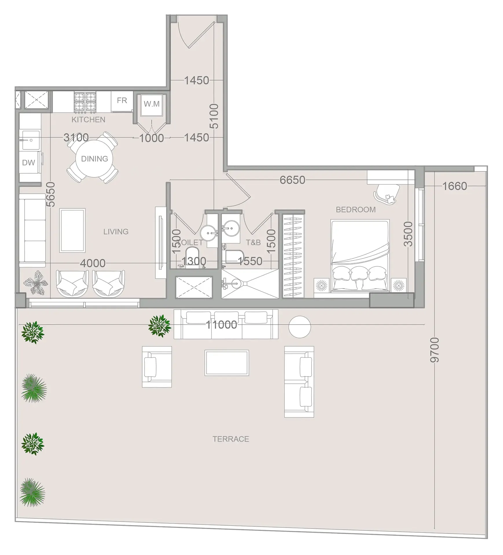 Object 1 ELAR1S Sky floor plan