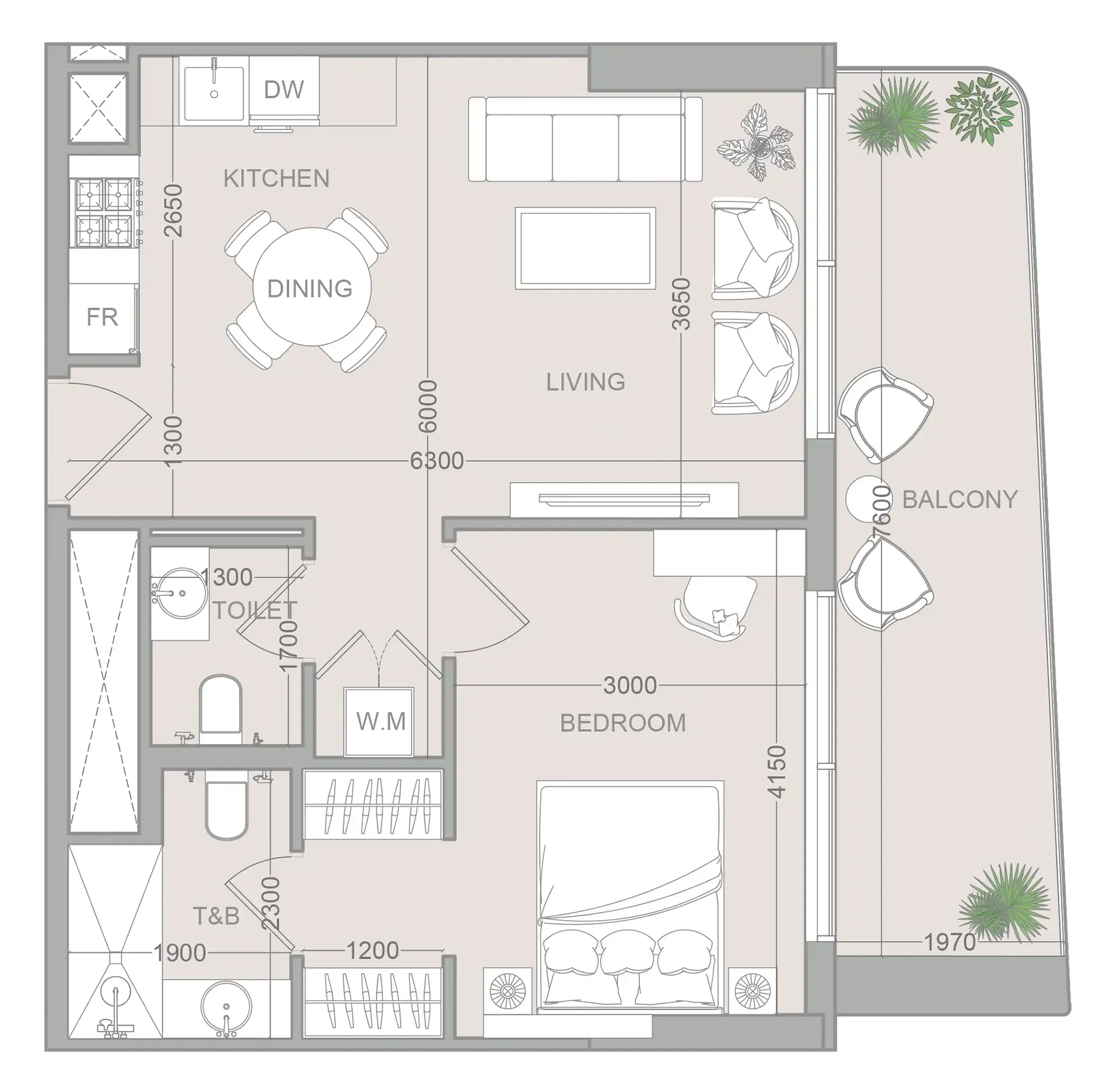 Object 1 ELAR1S Sky floor plan