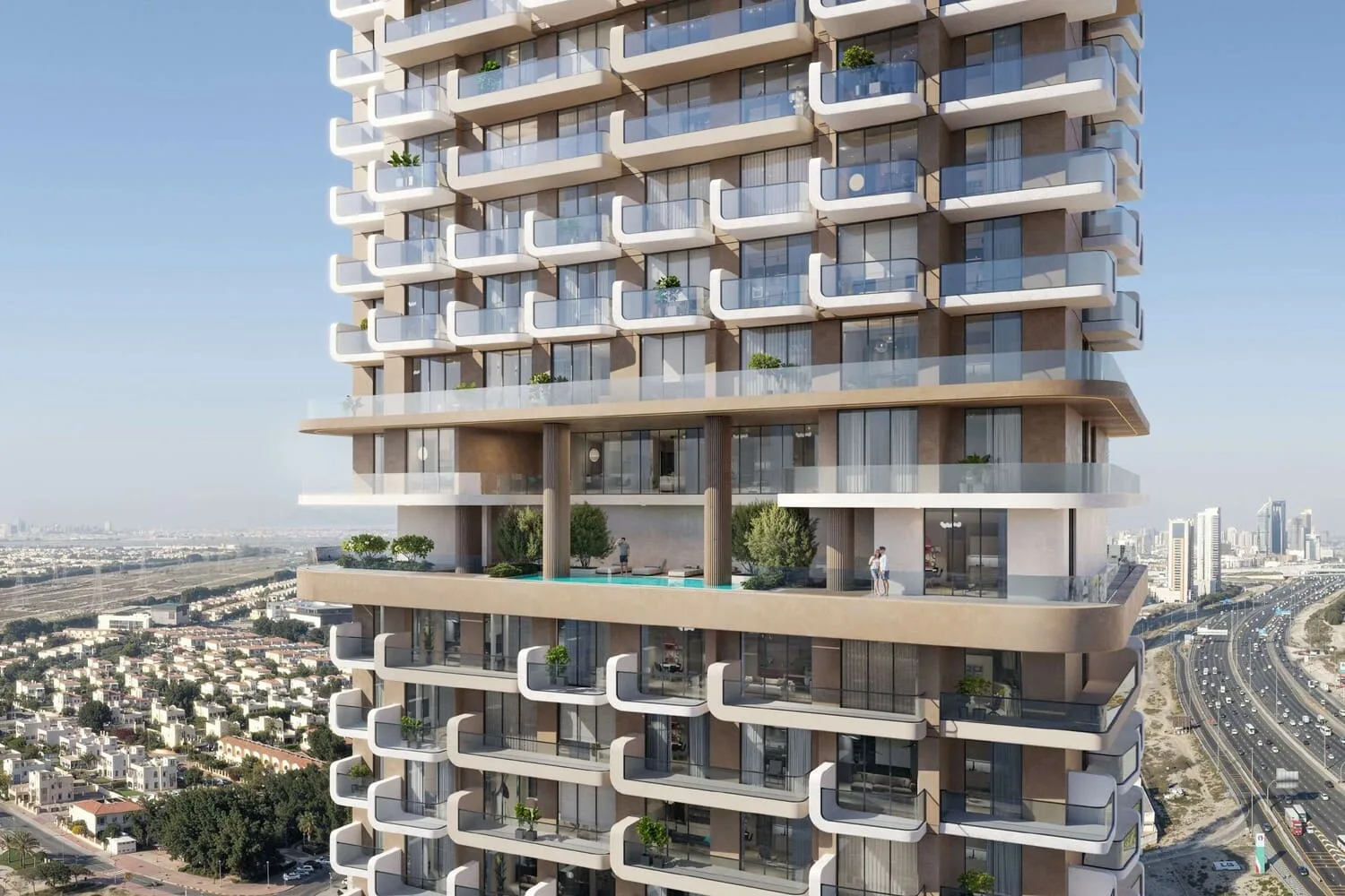 Exterior at ELAR1S Sky in JVT (Jumeirah Village Triangle) Dubai
