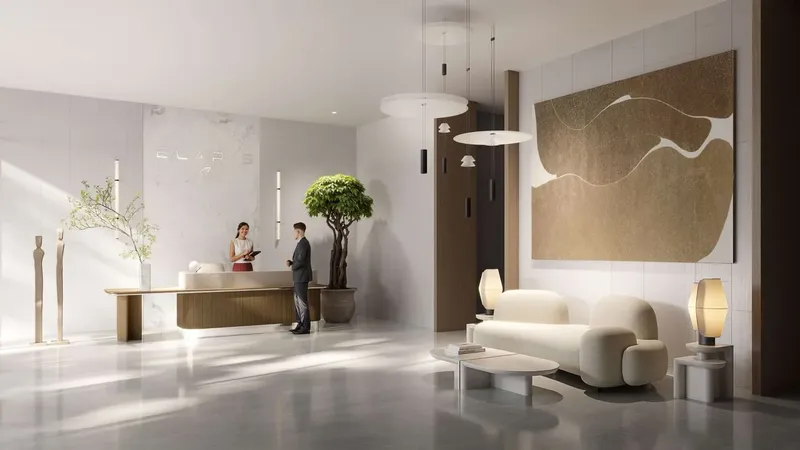 Lobby at ELAR1S Sky in JVT (Jumeirah Village Triangle) Dubai