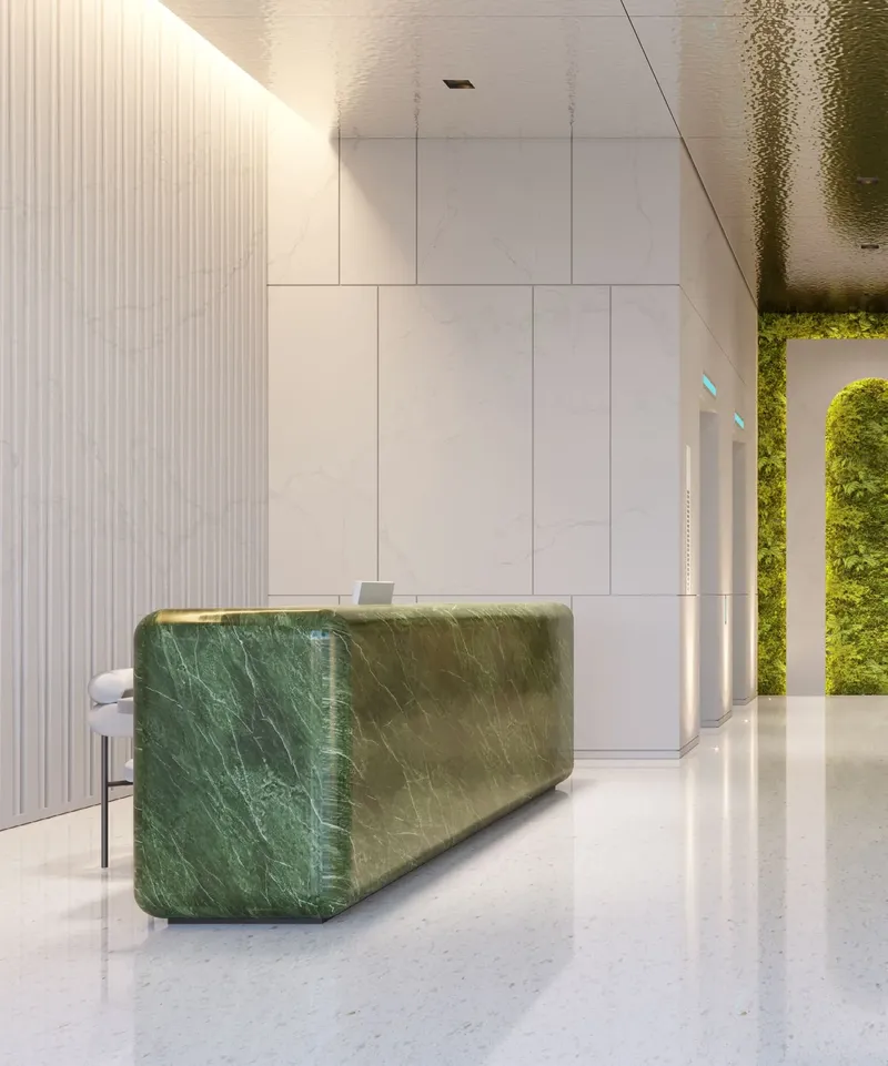 Lobby at Elbrus in JVT (Jumeirah Village Triangle) Dubai
