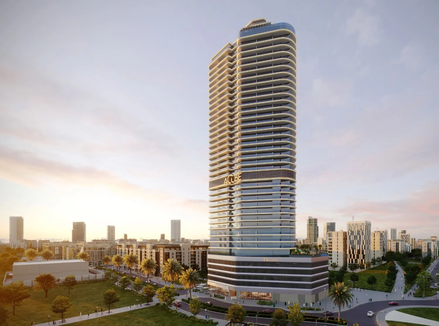 Exterior at Electra Acube in JVC (Jumeirah Village Circle) Dubai