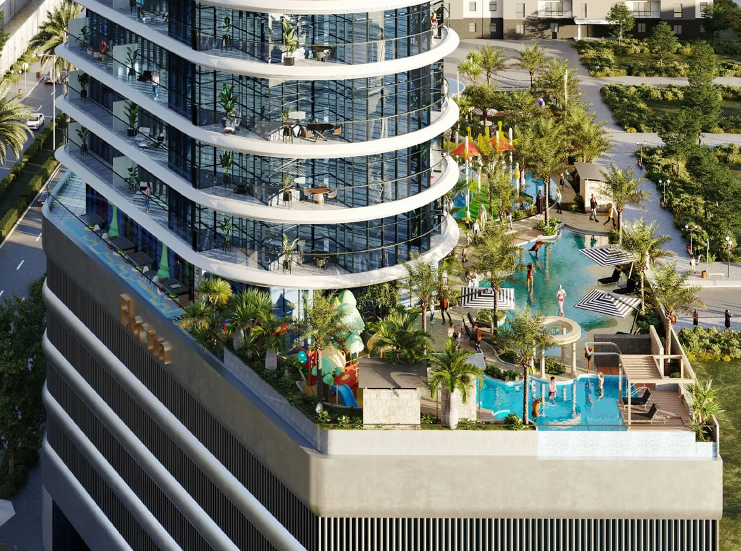 Exterior at Electra Acube in JVC (Jumeirah Village Circle) Dubai