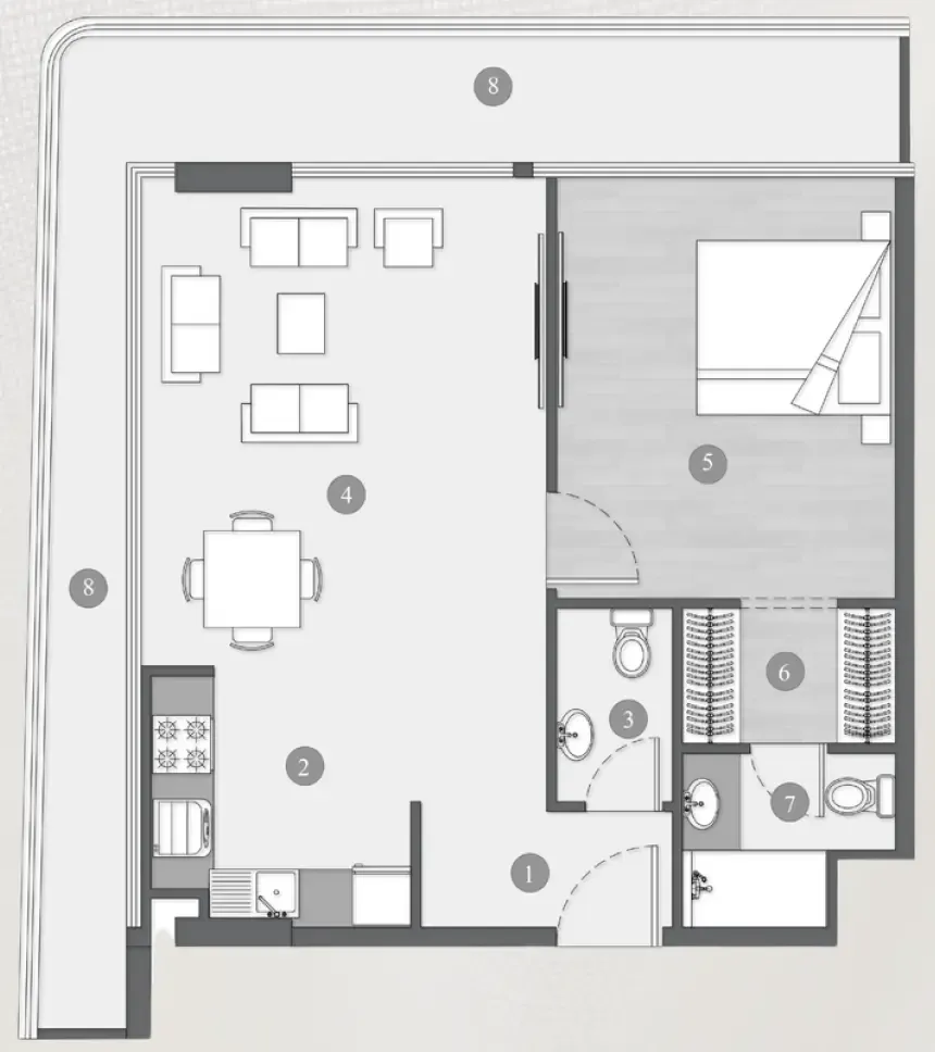 Valores Property Development LLC Elevia Residences floor plan