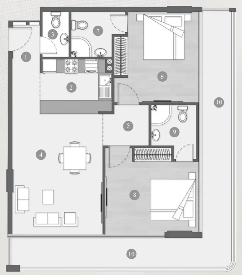 Valores Property Development LLC Elevia Residences floor plan
