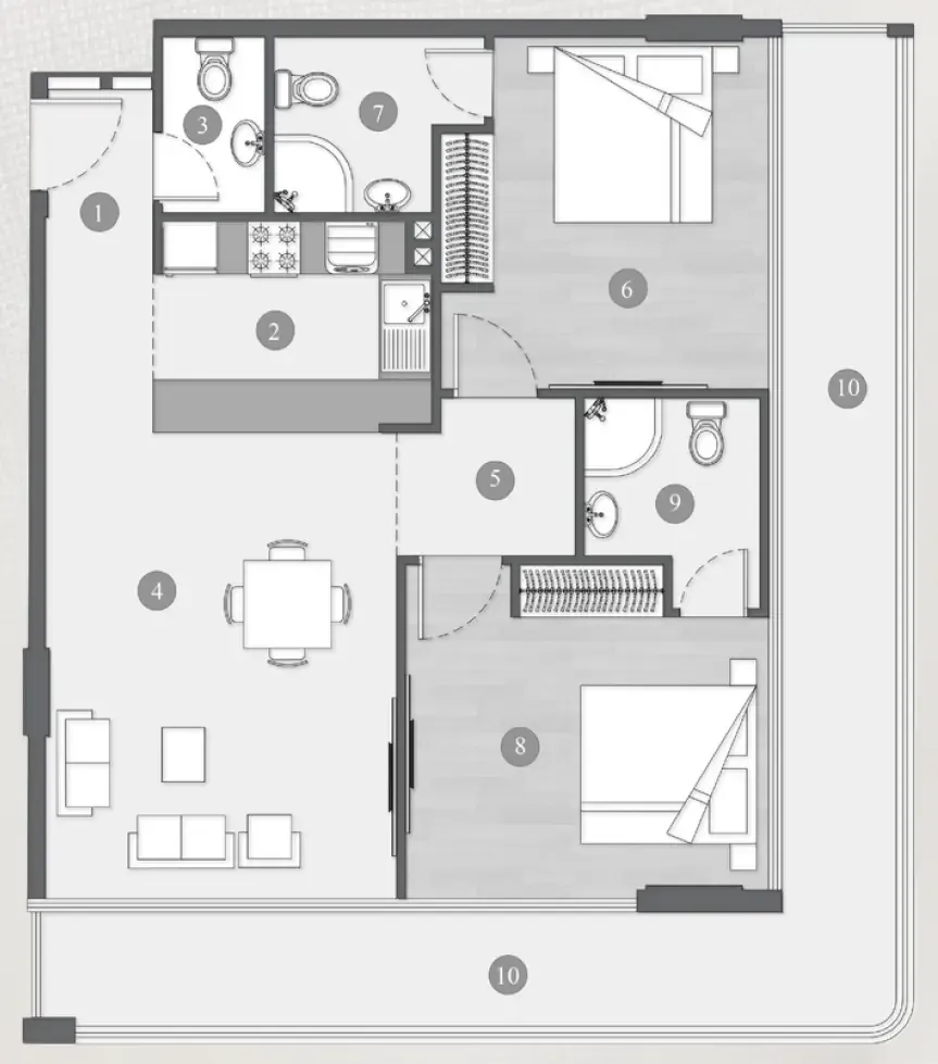 Valores Property Development LLC Elevia Residences floor plan