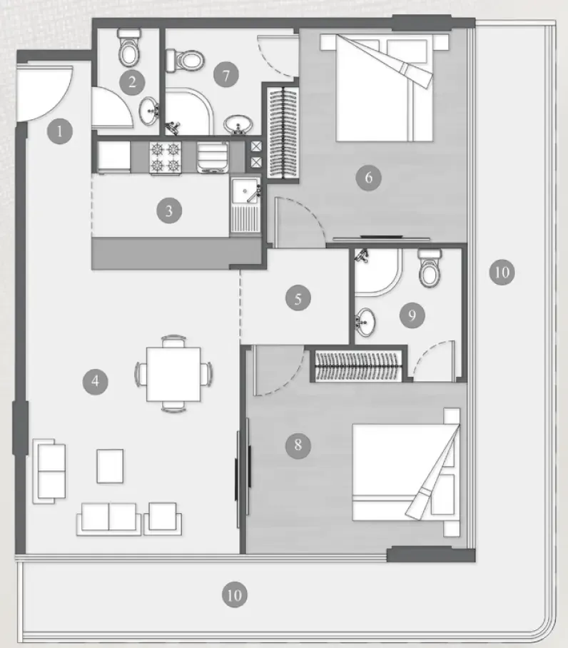 Valores Property Development LLC Elevia Residences floor plan