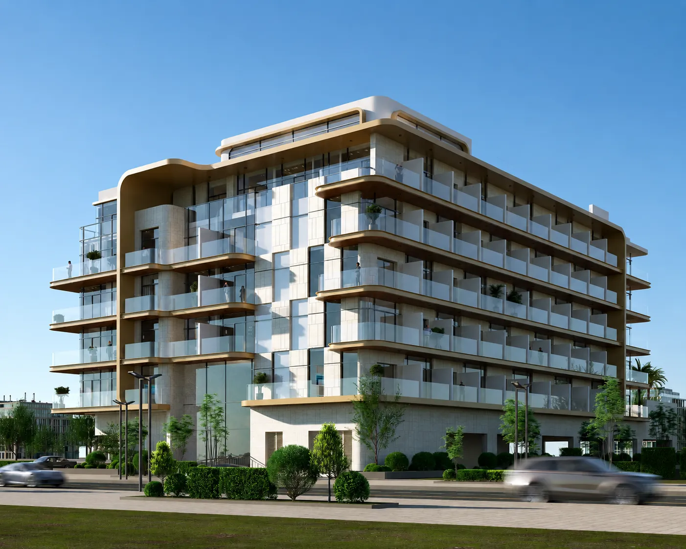 Exterior at Elevia Residences 3 in Dubai International City Dubai