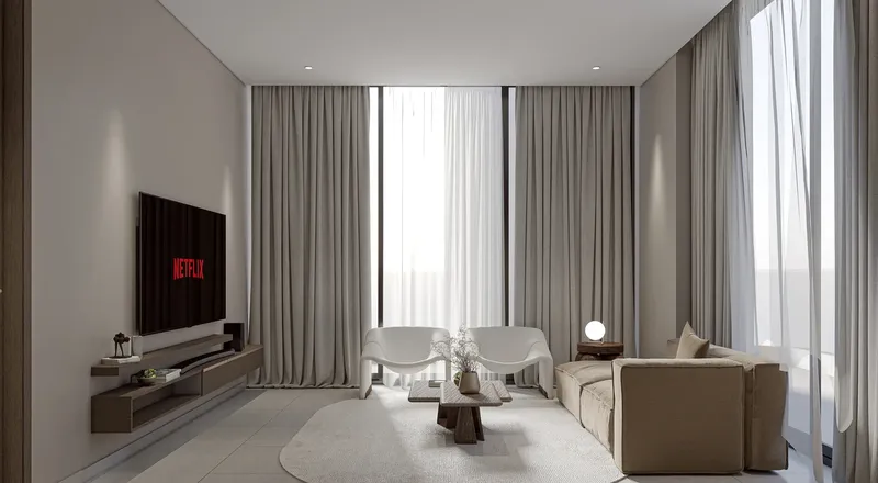 Interior at Elevia Residences in Dubai International City Dubai