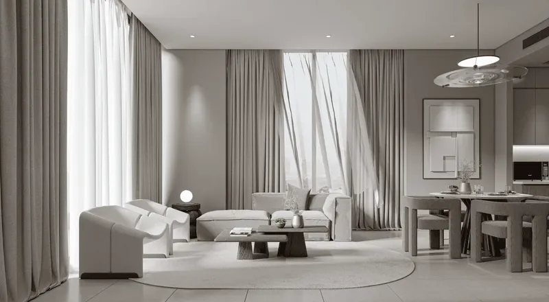Interior at Elevia Residences in Dubai International City Dubai