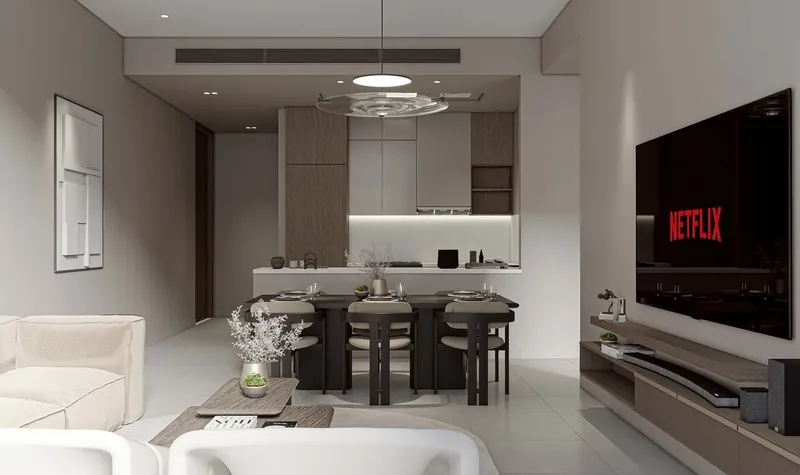 Interior at Elevia Residences in Dubai International City Dubai