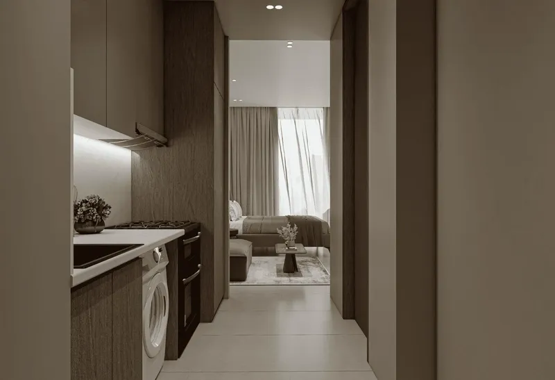 Interior at Elevia Residences in Dubai International City Dubai