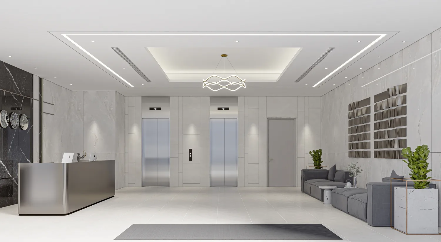 Valores Property Development LLC Elevia Residences Lobby