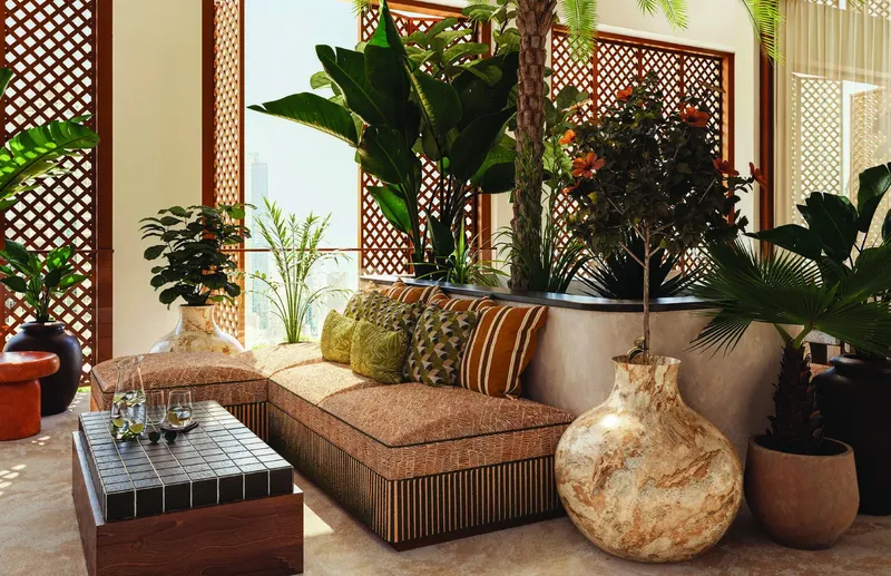 Interior at Elire Managed by LUX in Business Bay Dubai
