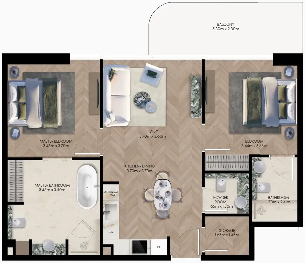 ANAX Developments Elle Residences floor plan