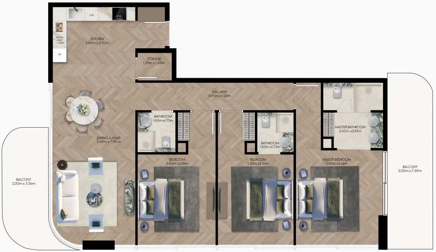 ANAX Developments Elle Residences floor plan