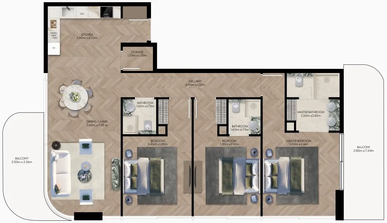 ANAX Developments Elle Residences floor plan