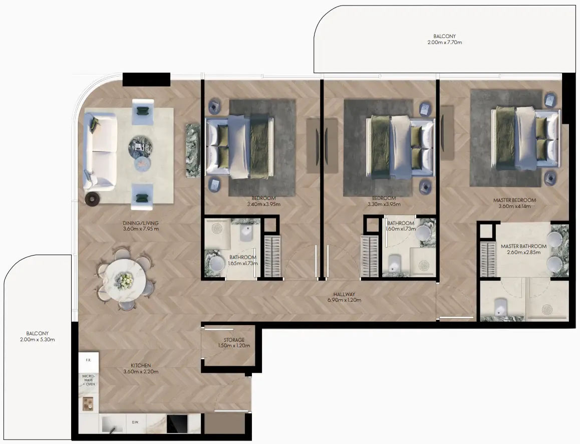 ANAX Developments Elle Residences floor plan