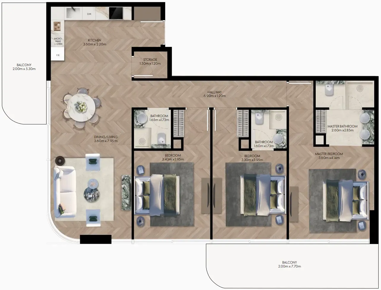 ANAX Developments Elle Residences floor plan