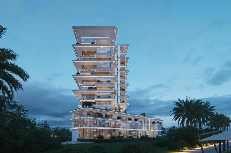 Exterior at Elle Residences in Dubai Islands Dubai