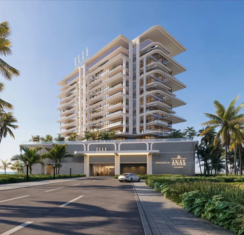 Exterior at Elle Residences in Dubai Islands Dubai