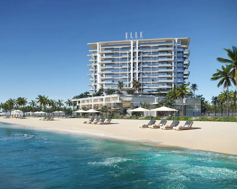 Exterior at Elle Residences in Dubai Islands Dubai