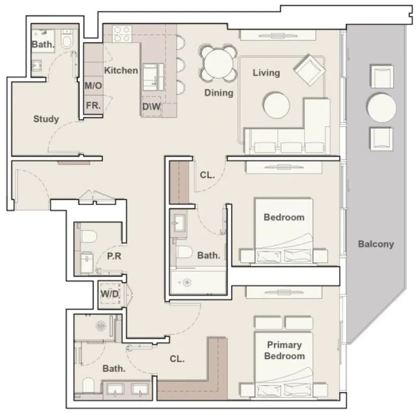 Ellington Eltiera Views floor plan