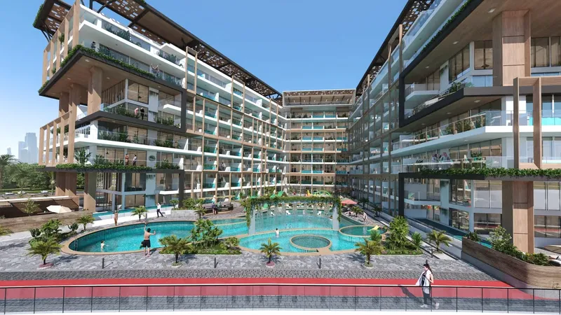 Exterior at Empire Estates in Arjan Dubai