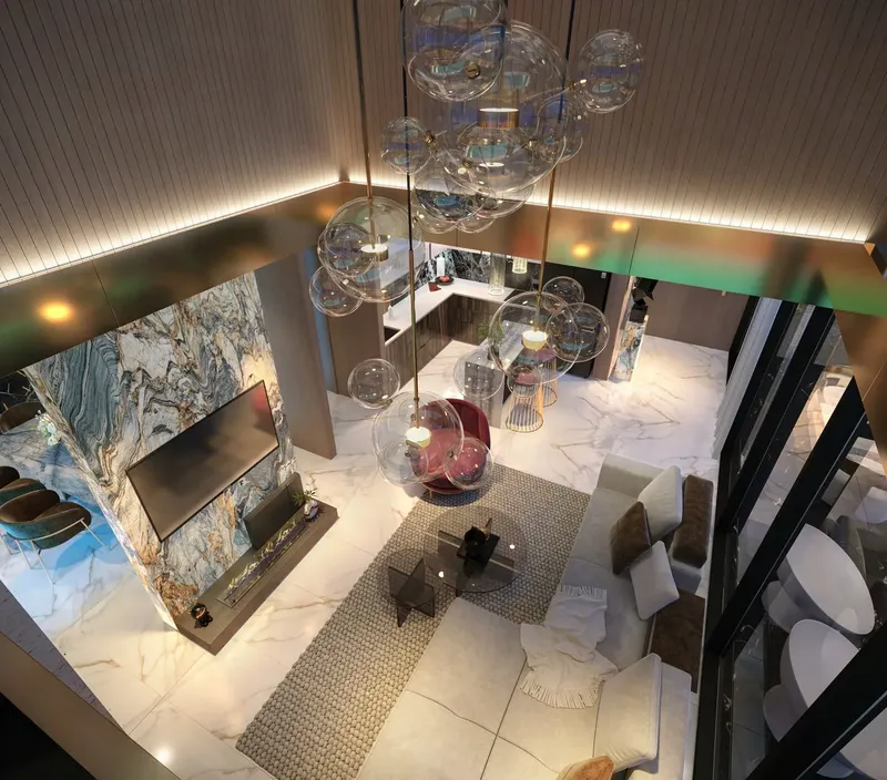 Interior at Empire Estates in Arjan Dubai