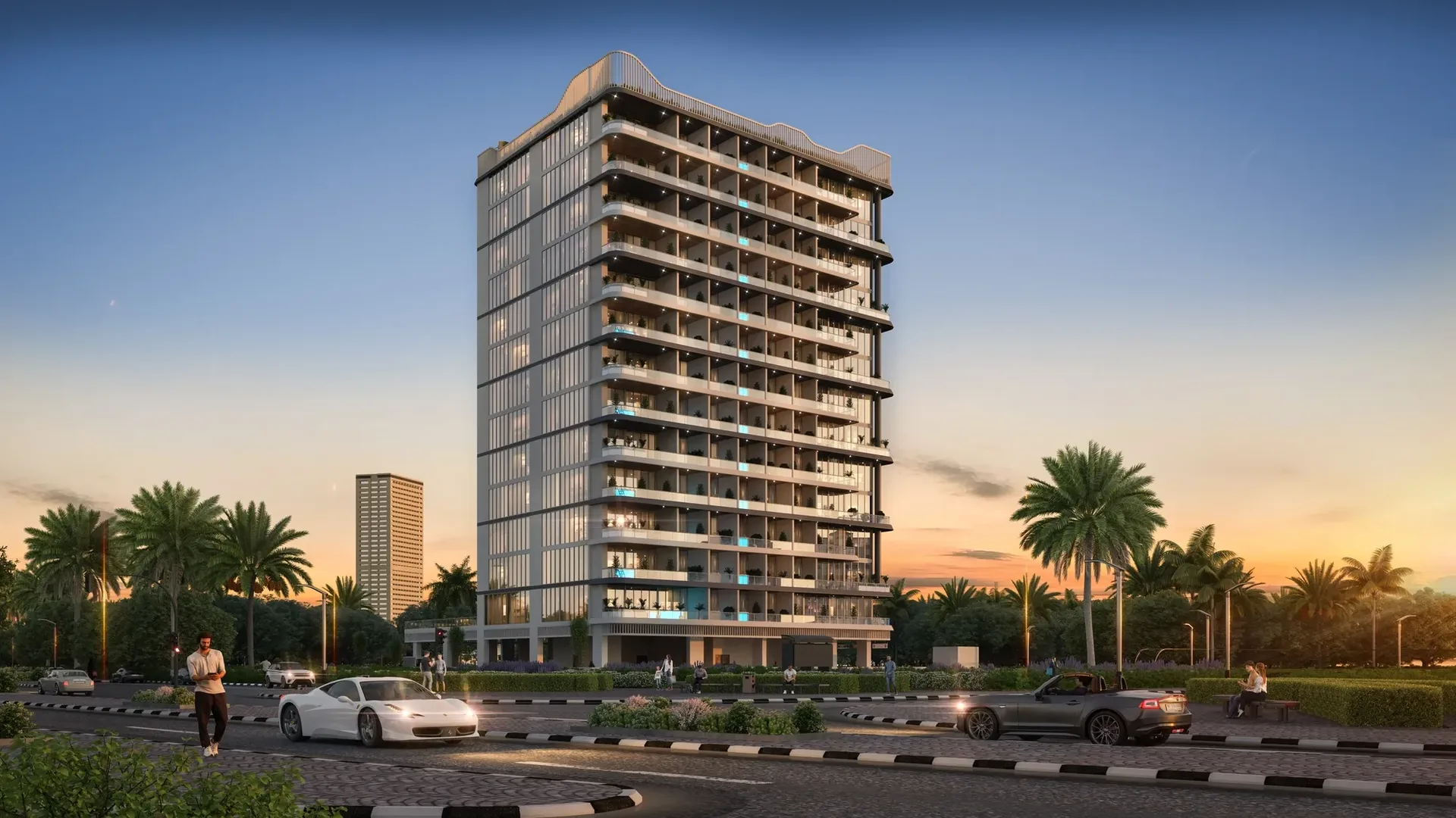 Exterior at Empire Gardens in Dubailand Residence Complex Dubai