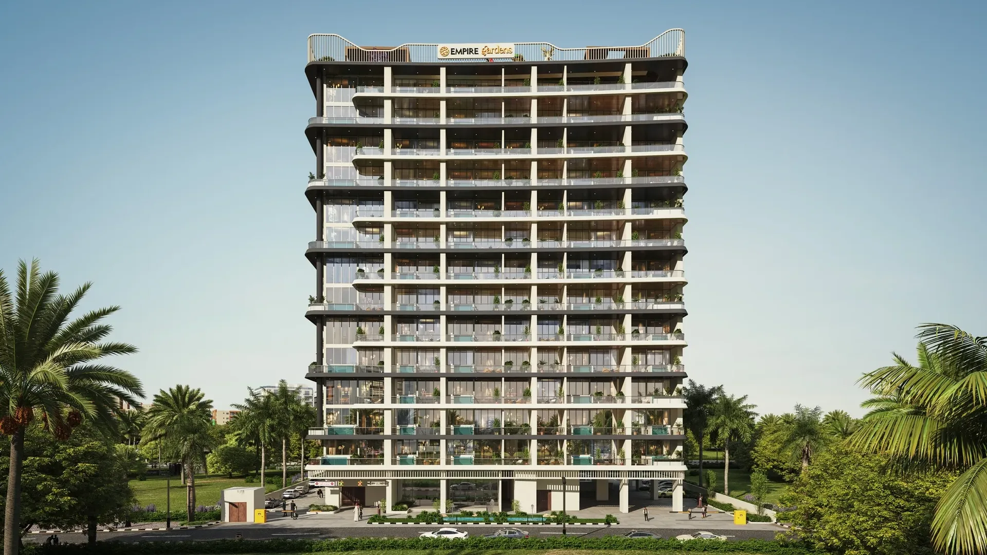Exterior at Empire Gardens in Dubailand Residence Complex Dubai
