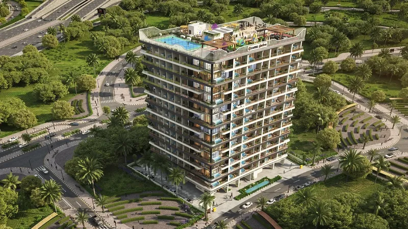 Exterior at Empire Gardens in Dubailand Residence Complex Dubai
