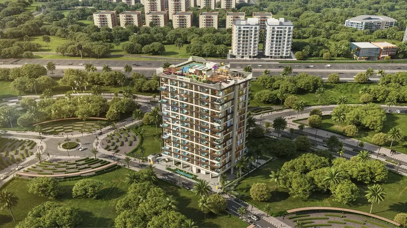 Exterior at Empire Gardens in Dubailand Residence Complex Dubai