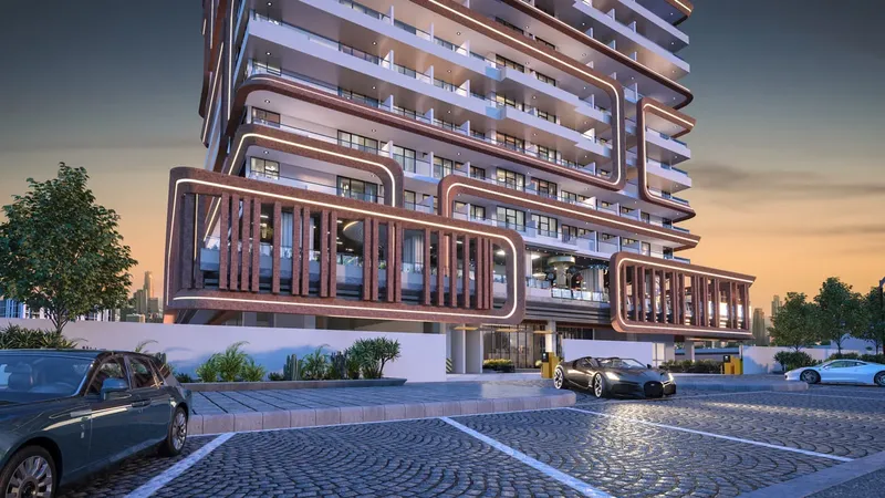 Exterior at Empire Lake Views in Wadi Al Safa 2 Dubai