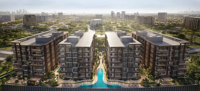 Exterior at Enchante in Arjan Dubai