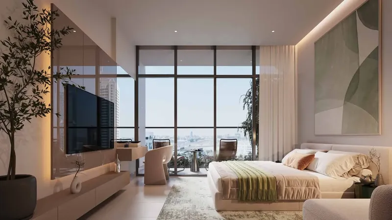 Interior at Enchante in Arjan Dubai
