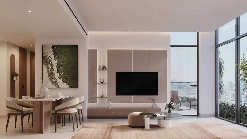 Interior at Enchante in Arjan Dubai