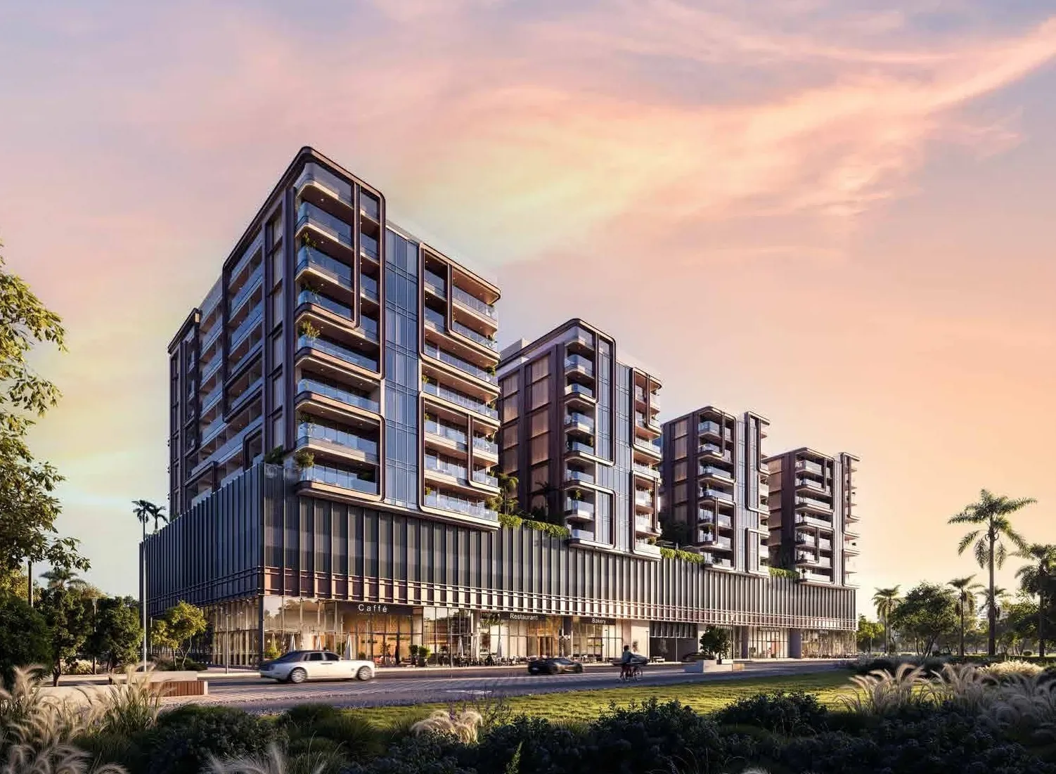 Exterior at Enchante in Arjan Dubai
