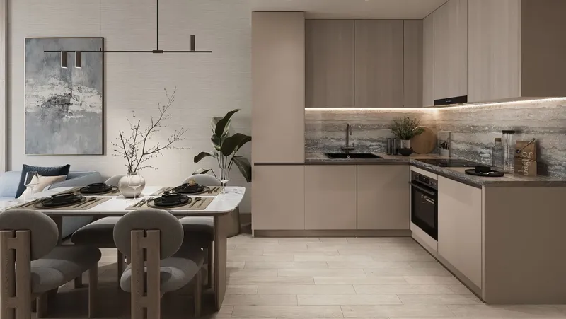 Interior at Enre Residence by Imtiaz in Dubai South Dubai
