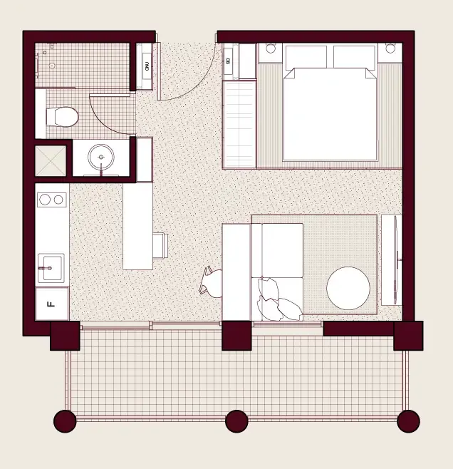 RAK Properties Enta Residences floor plan