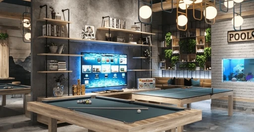 Entertainment Game Room amenity image at Q Gardens Aliya