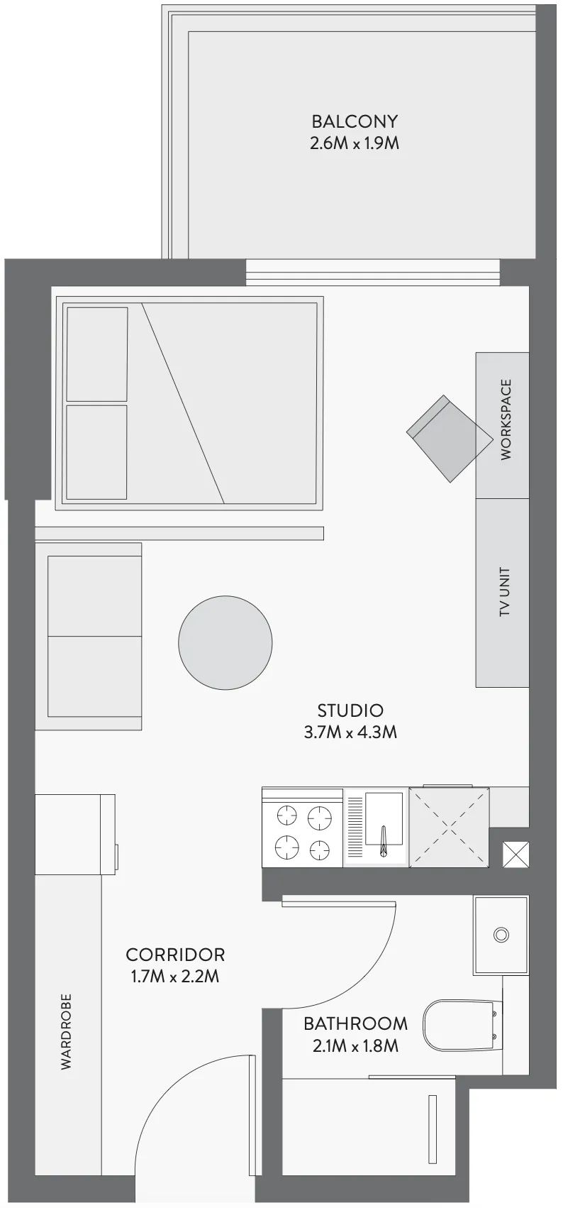 BNH Real Estate Developer Equiti Gate floor plan