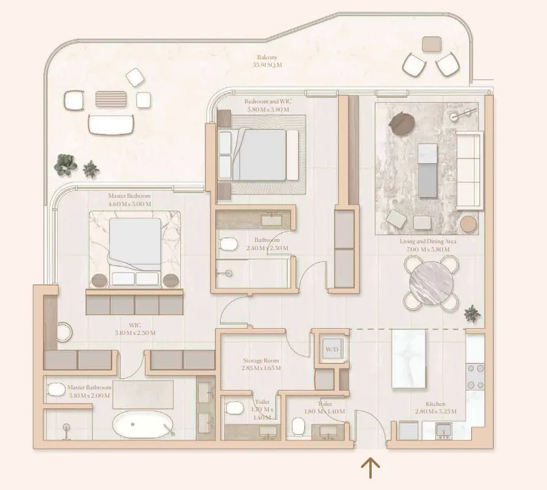 Elysian Developments Esme Beach Residences floor plan