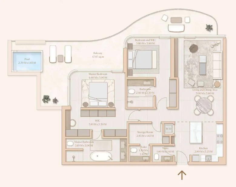 Elysian Developments Esme Beach Residences floor plan
