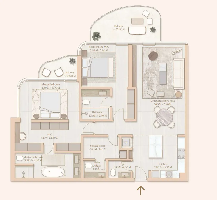 Elysian Developments Esme Beach Residences floor plan