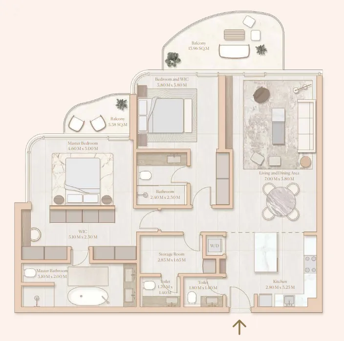 Elysian Developments Esme Beach Residences floor plan
