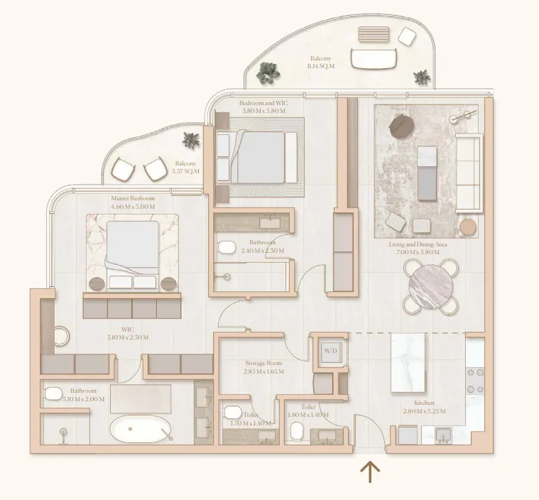 Elysian Developments Esme Beach Residences floor plan